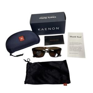 NIB Kaenon SR-91 Polarized Kern Sunglasses Brown Tortoise Frame Ultra Lens $175